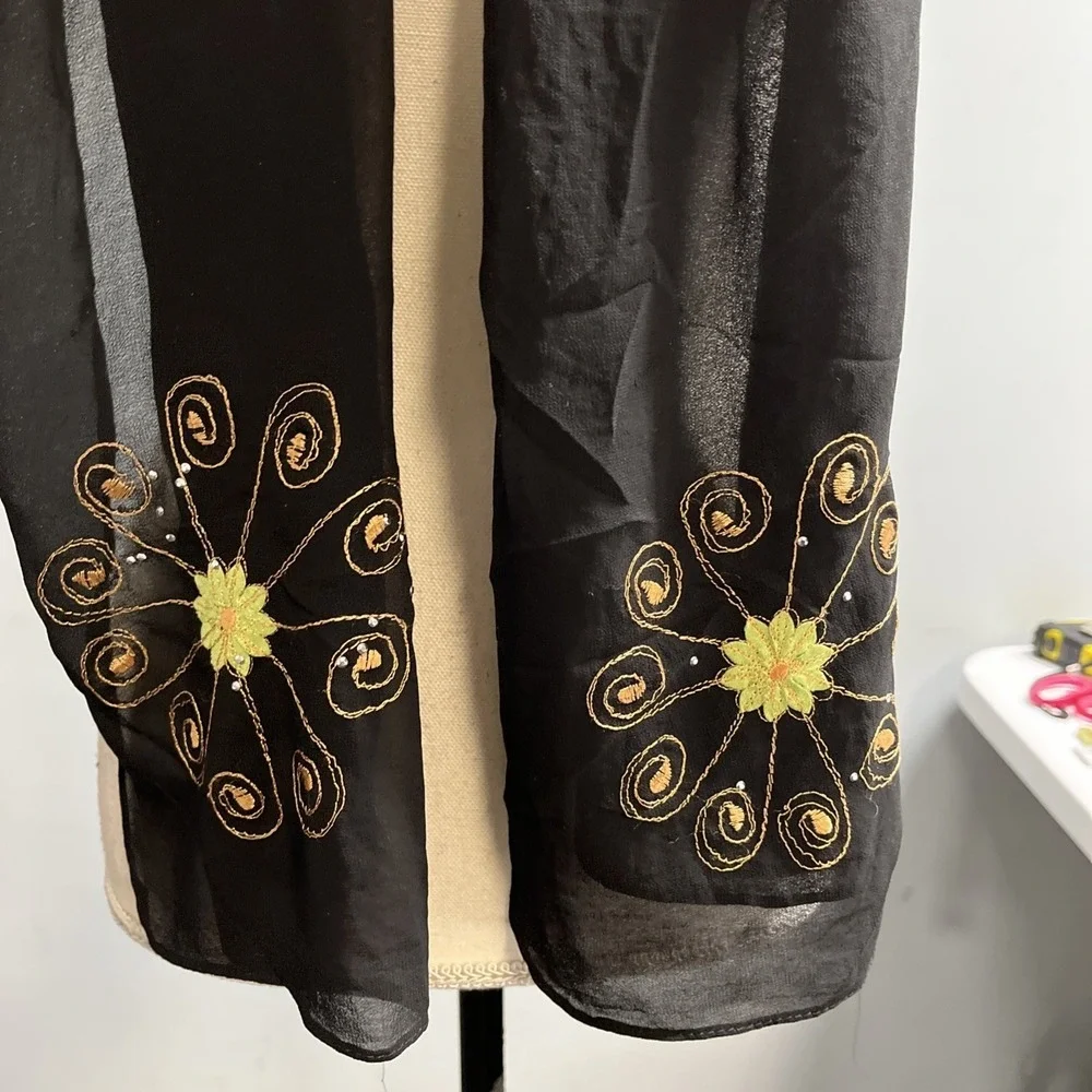 N/A black sheer